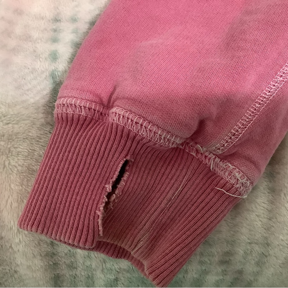 Hot Pink Gap Sweater Hoodie Full Length Zip Up